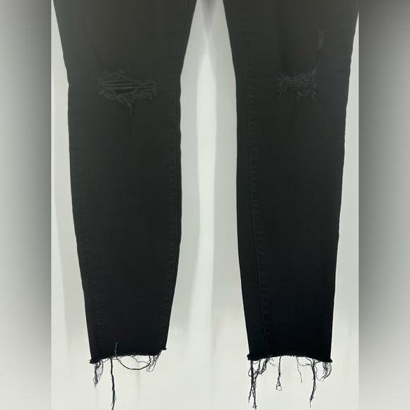 Mother The Looker Ankle Fray Guilty As Sin Black Jean Size 28 - Picture 12 of 13